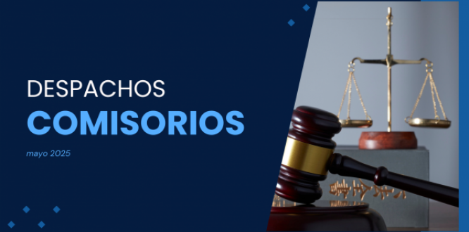 Despachos comisorios mayo
