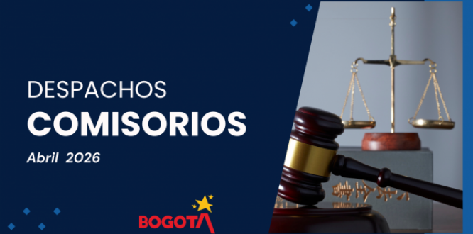 Despachos comisorios abril 2026