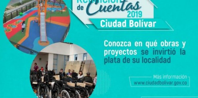 ¿Quieres saber en qué se invirtió el dinero de Ciudad Bolívar en el 2019? 