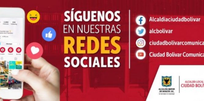 Pieza promocional de las redes sociales de la alcaldía
