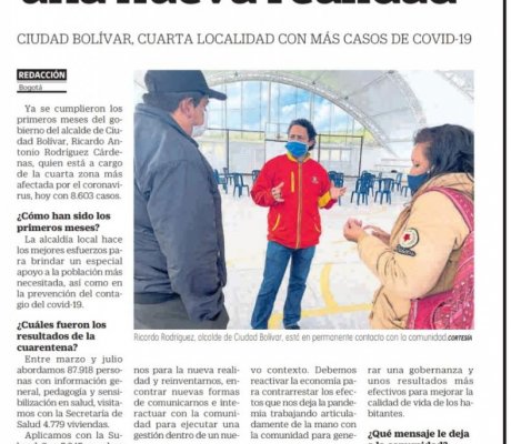 Imagen de la nota en el periodico