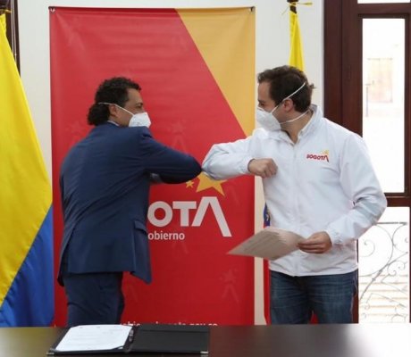 Alcalde con secretario de gobierno