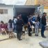 Imagen de la jor nada y las ´personas esperando para ingreso